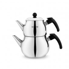 TEAPOT SET 3.1LTR MAXI (STAINLESS STEEL) SCHAFER (TURKISH)